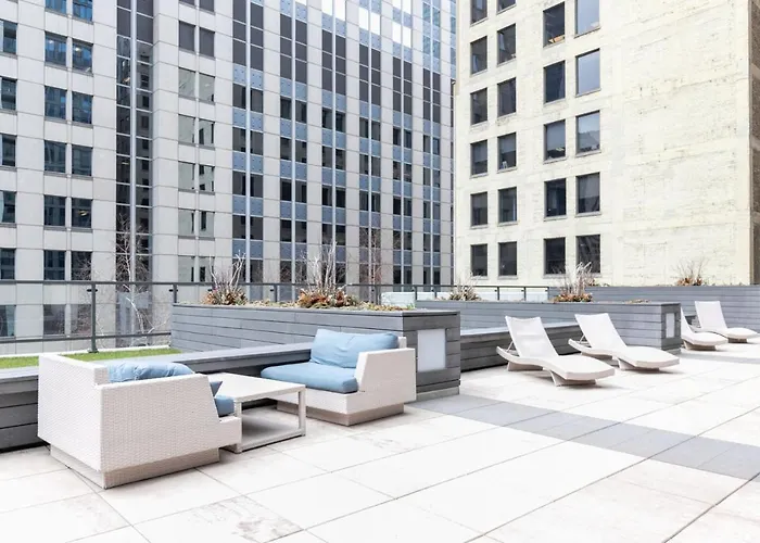 Apartamento Loop 1br W Pool Gym Nr Financial District Chi-251 *